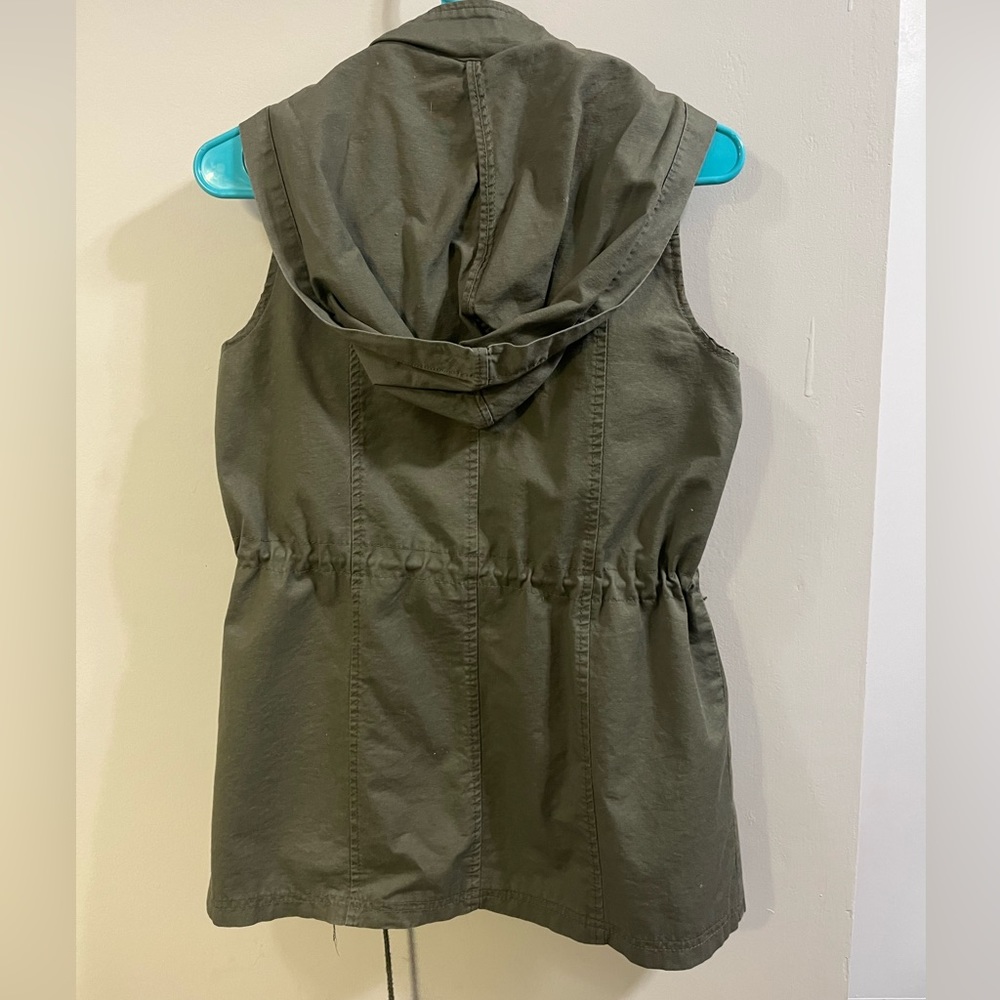 Vest with hood